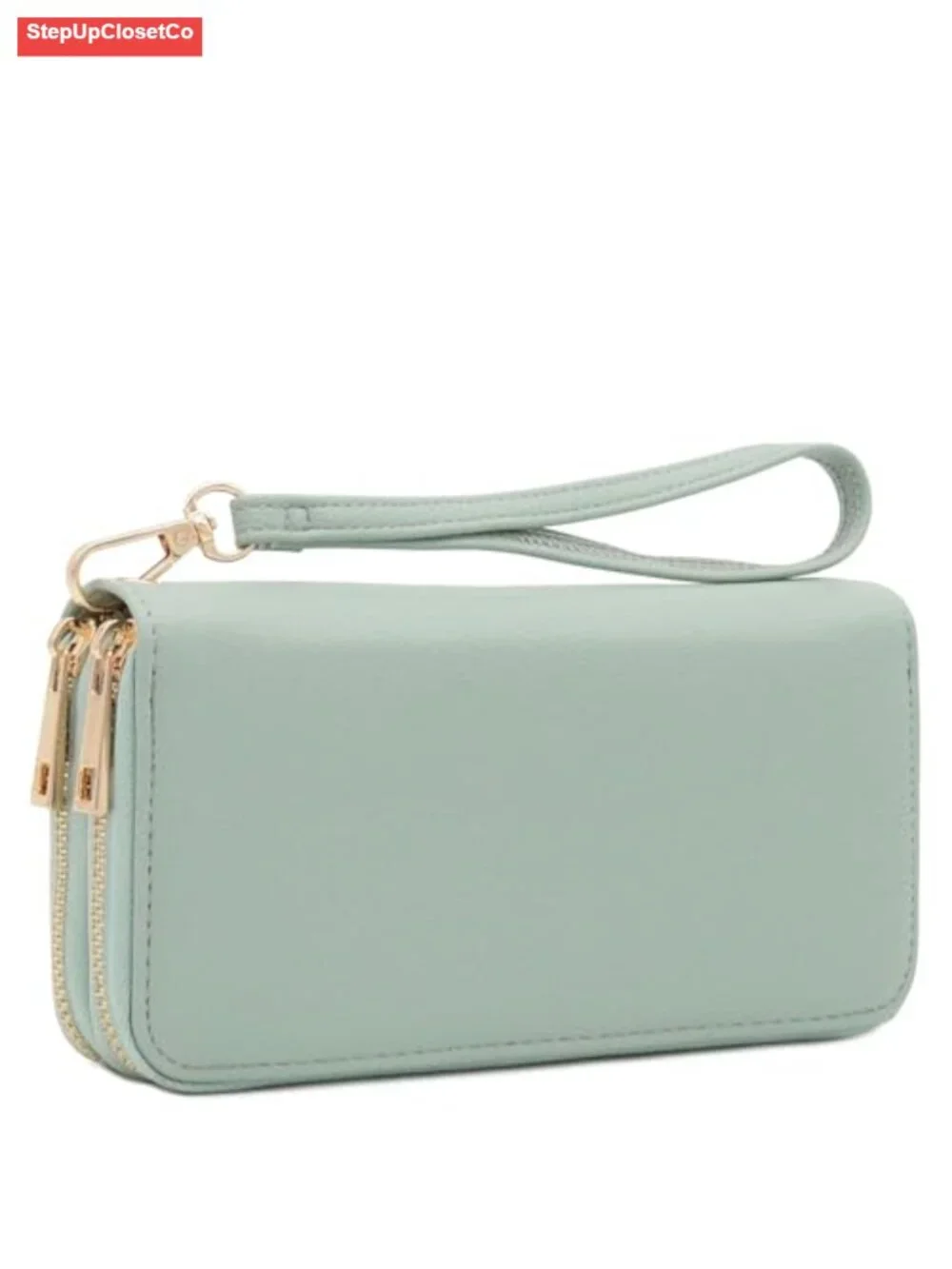 Wristlet Wallet Cell Phone PU Leather Detachable Strap